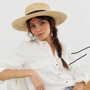 Straw Boater Hat